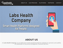 Tablet Screenshot of labshealth.com